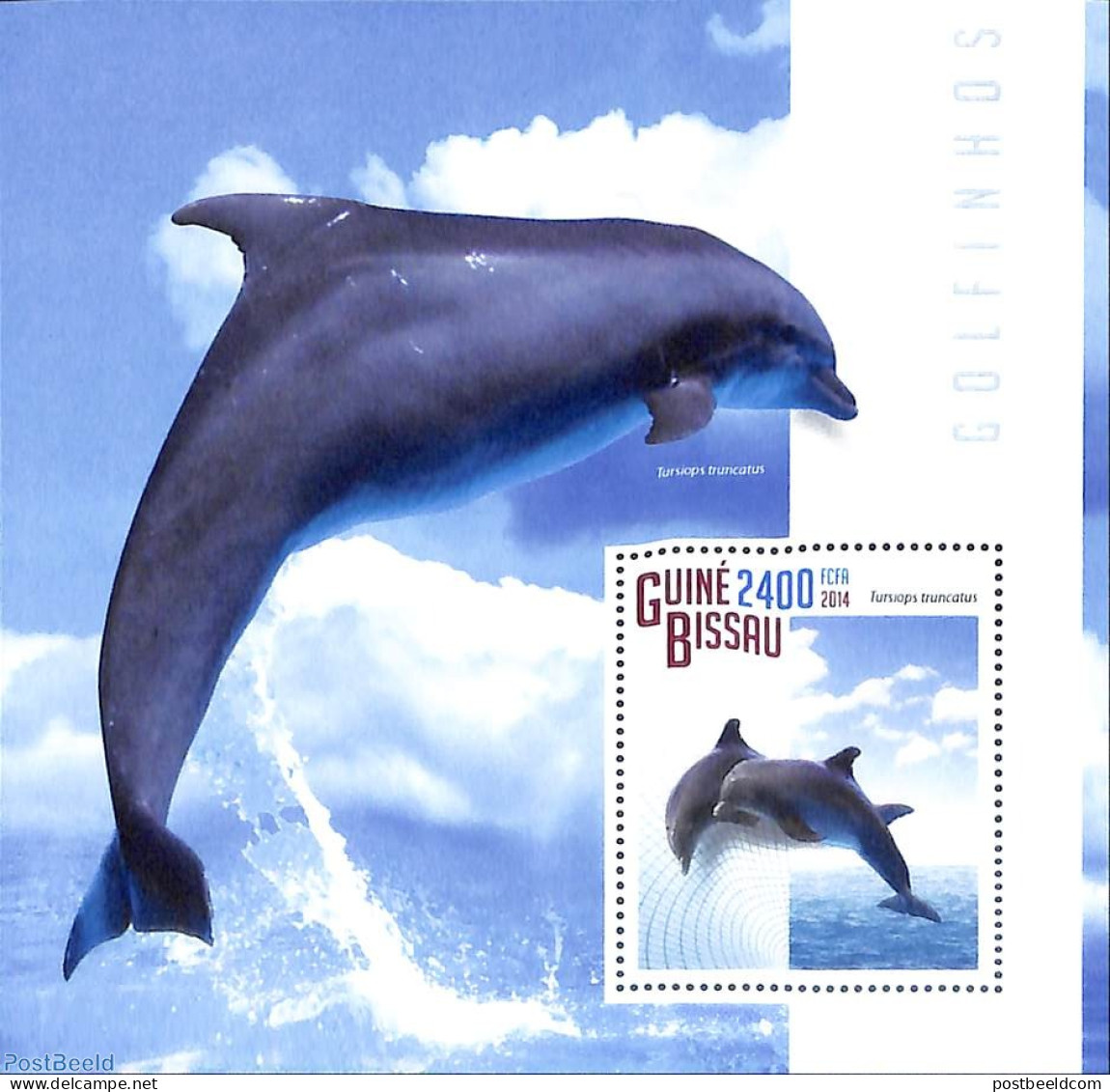 Guinea Bissau 2014 Dolphins, Mint NH, Nature - Sea Mammals - Guinée-Bissau