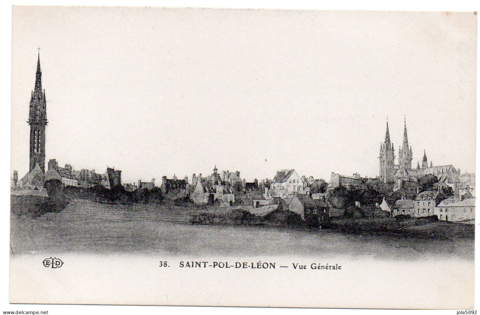 29 - SAiNT-POL-DE-LEON - Vue Générale - Saint-Pol-de-Léon