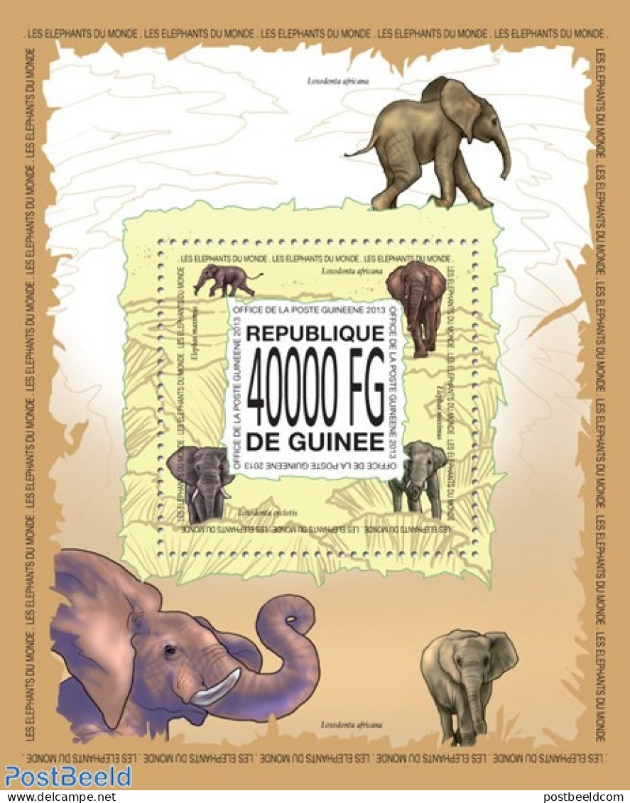 Guinea, Republic 2013 Elephants, Mint NH, Nature - Elephants - Autres & Non Classés