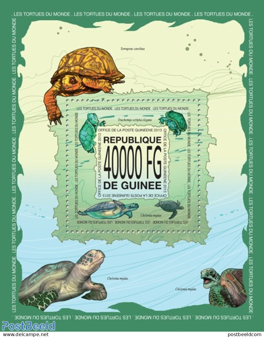 Guinea, Republic 2013 Turtles, Mint NH, Nature - Turtles - Autres & Non Classés