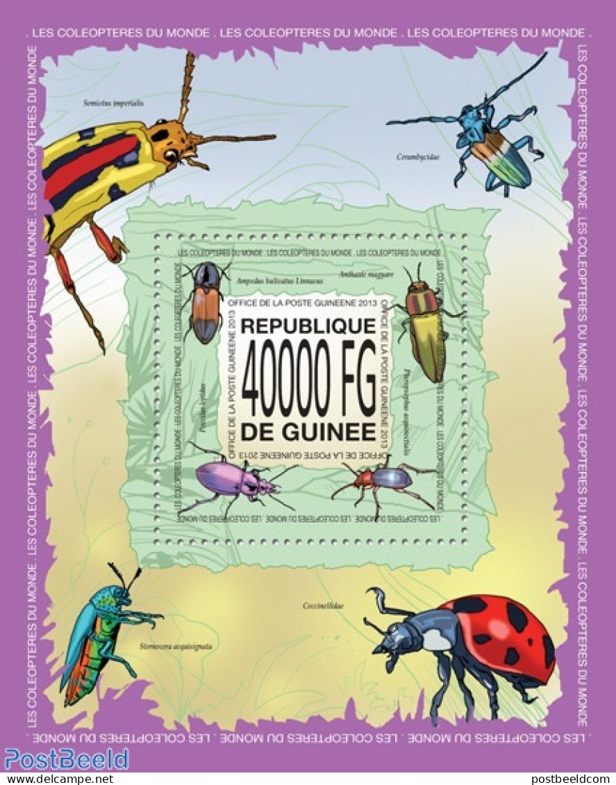 Guinea, Republic 2013 Beetles, Mint NH, Nature - Insects - Autres & Non Classés