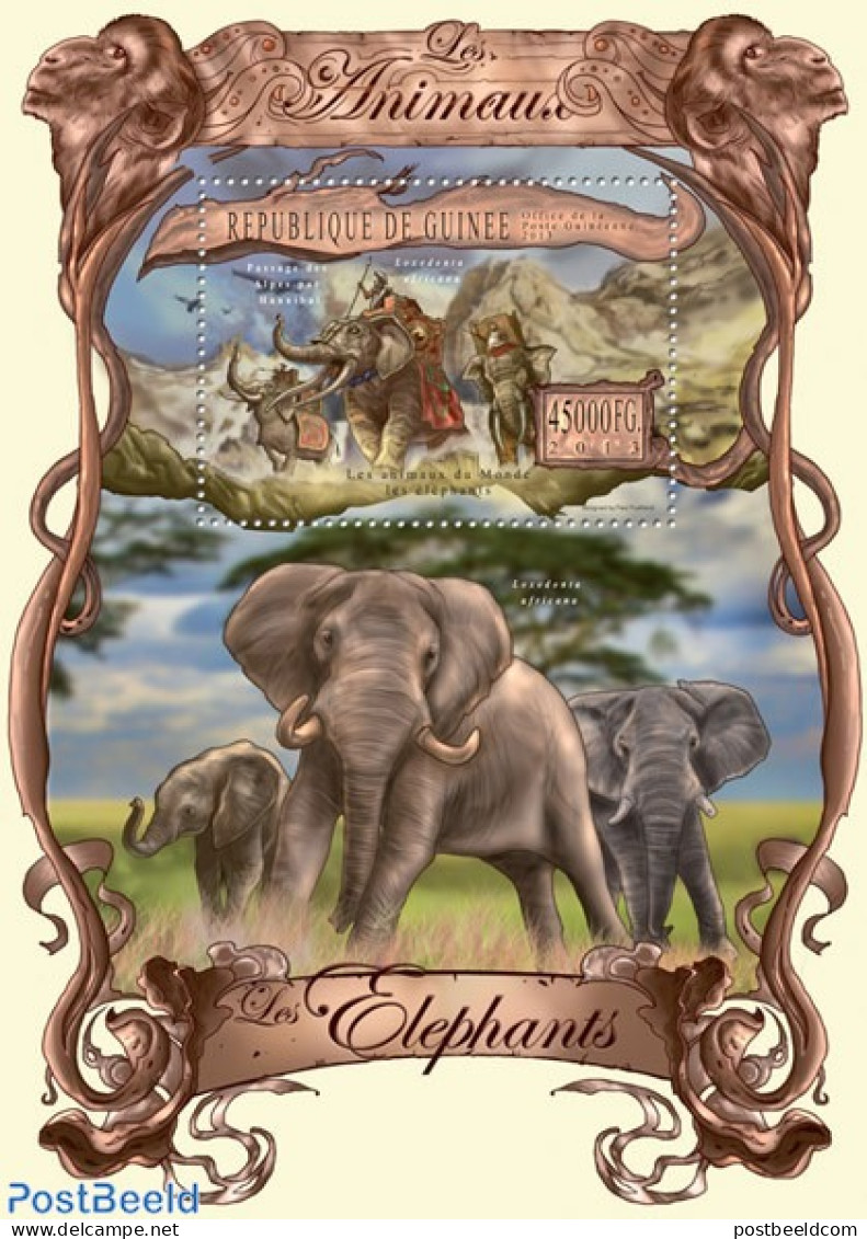 Guinea, Republic 2013 Elephants, Mint NH, Nature - Elephants - Autres & Non Classés