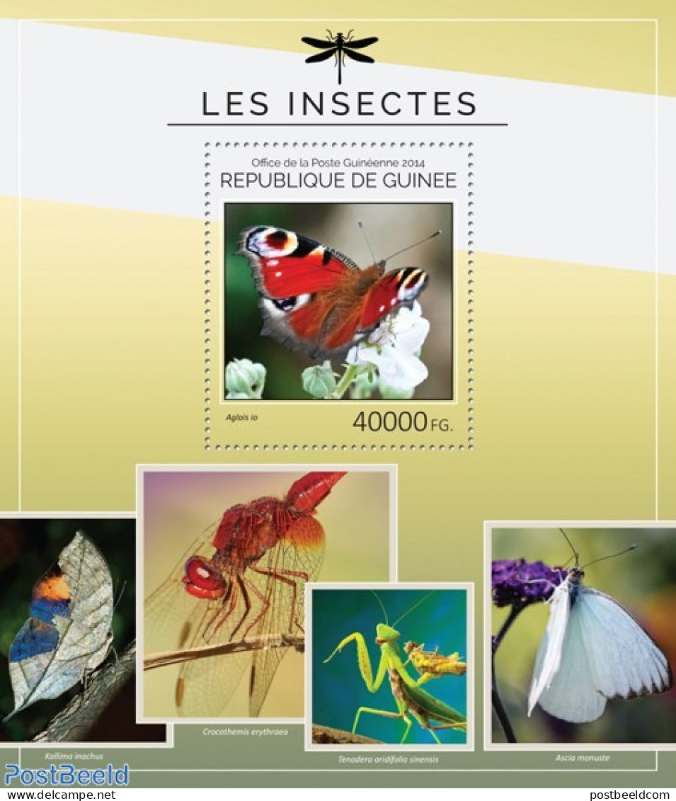 Guinea, Republic 2014 Insects, Mint NH, Nature - Butterflies - Insects - Andere & Zonder Classificatie
