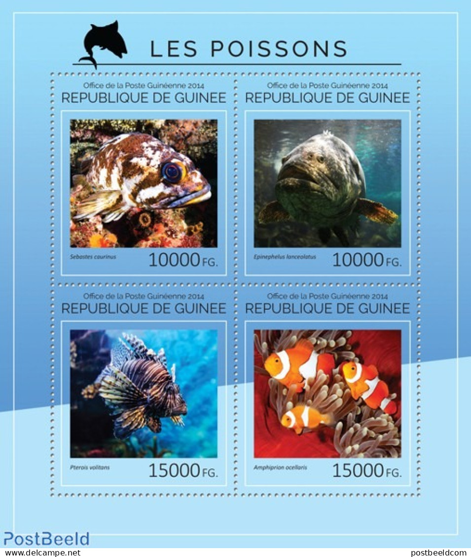 Guinea, Republic 2014 Fishes, Mint NH, Nature - Fish - Poissons