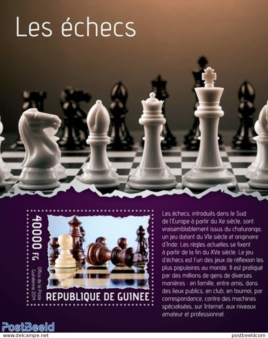 Guinea, Republic 2014 Chess, Mint NH, Sport - Chess - Chess