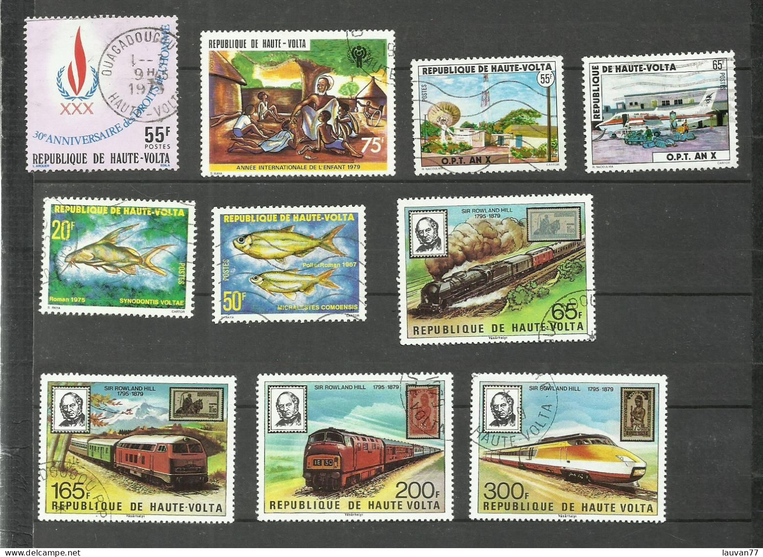 HAUTE-VOLTA N°469, 475 à 477, 481, 482, 484 à 487 Cote 6€ - Upper Volta (1958-1984)