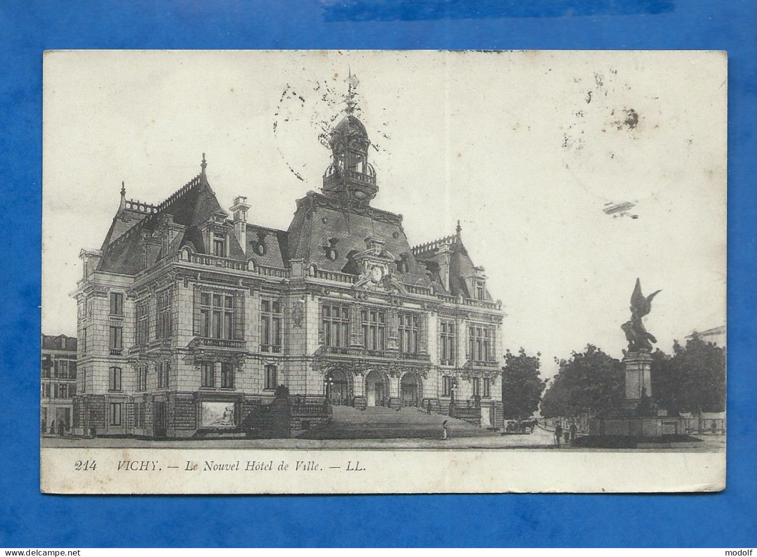 CPA - 03 - Vichy - Le Nouvel Hôtel De Ville - Circulée En 1913 - Vichy