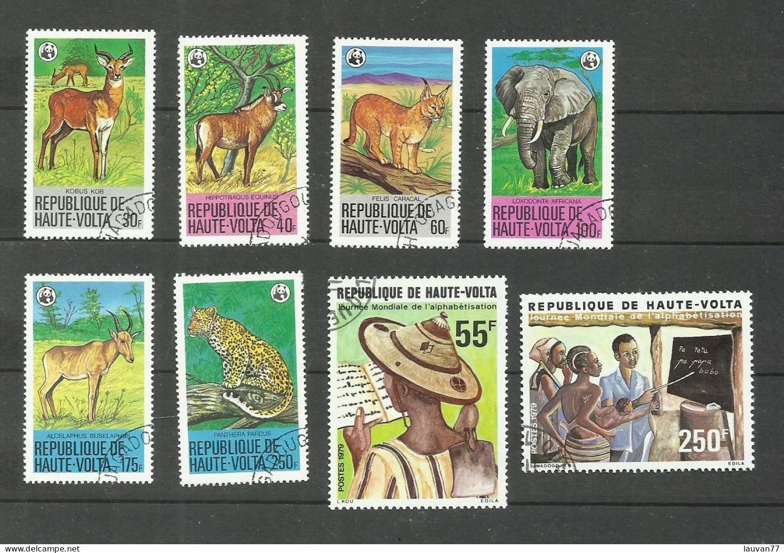 HAUTE-VOLTA N°488 à 495 Cote 4.70€ - Opper-Volta (1958-1984)