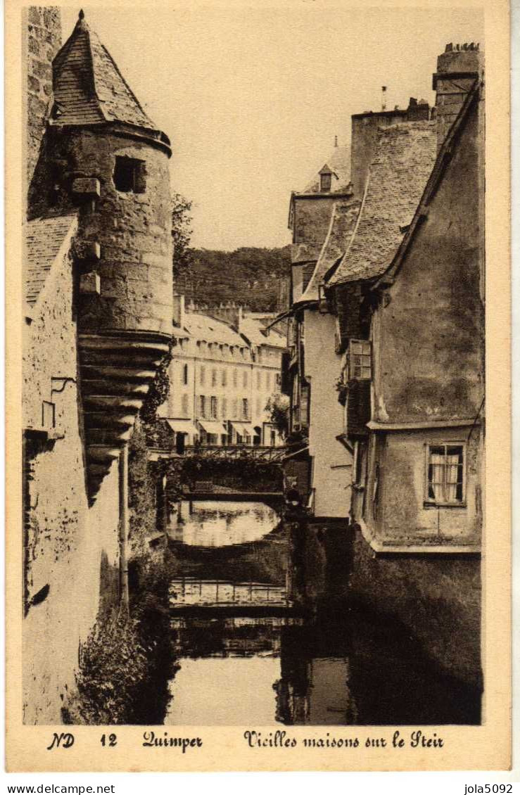 29 - QUIMPER - Vieilles Maisons Sur Le Steir - Quimper