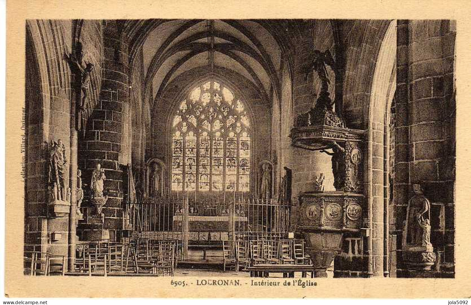 29 - LOCRONAN - Intérieur De L'Eglise - Locronan