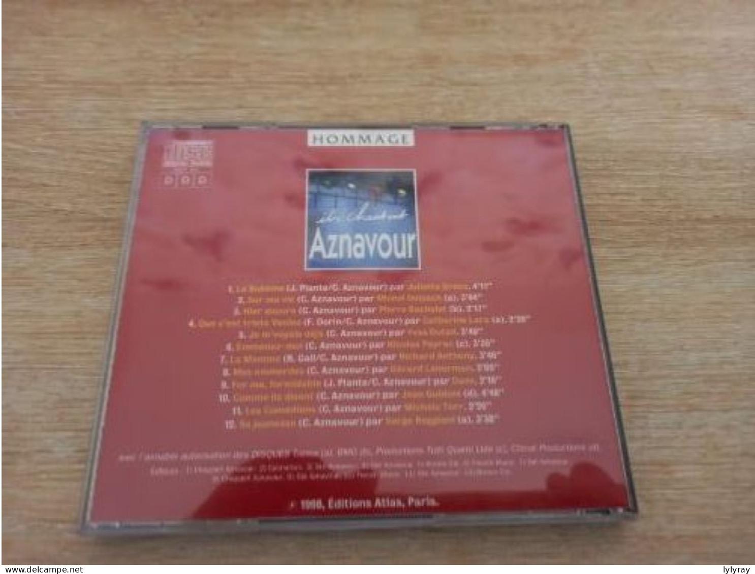 CD Album Il Chante Aznavour - Hit-Compilations