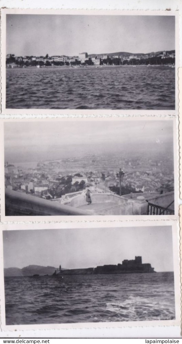 3 Photos De Particulier 1949  Bouche Du Rhône Marseille Divers Vues A Identifier    Réf 29848 - Orte