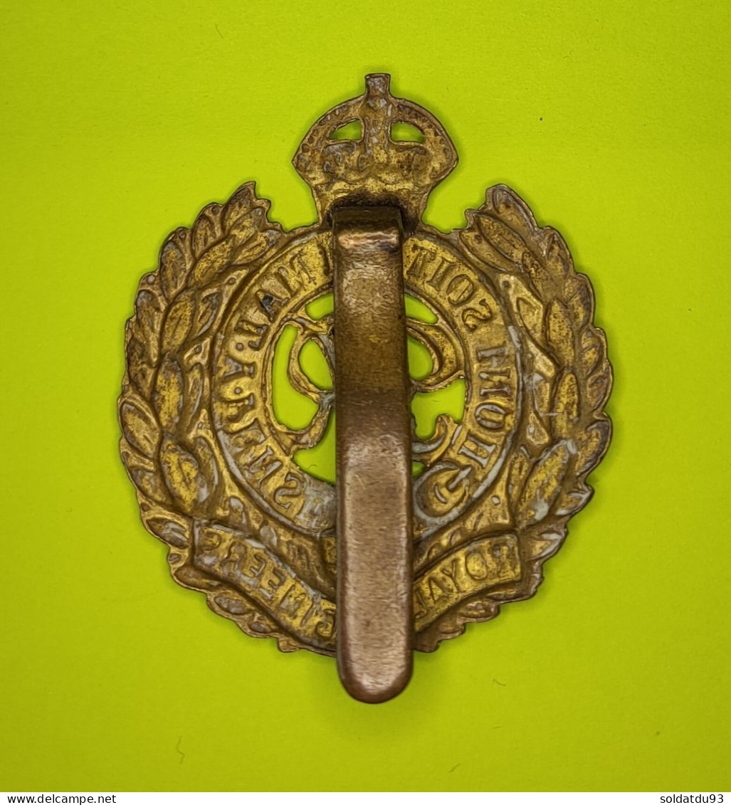 CAP BADGE ROYAL ENGINEERS - 1914-18