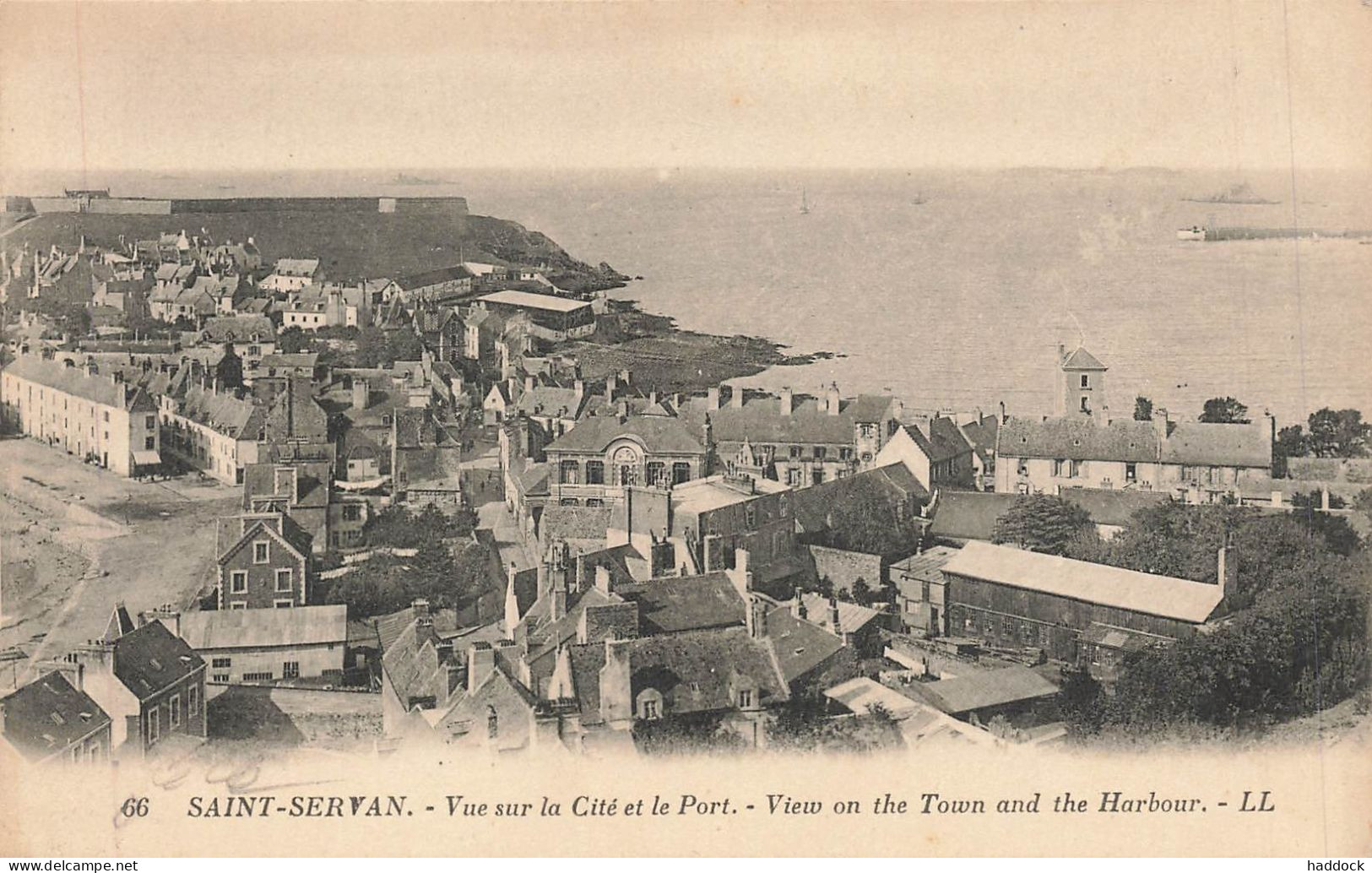 SAINT SERVAN : VUE SUR LA CITE ET LE PORT - Other & Unclassified