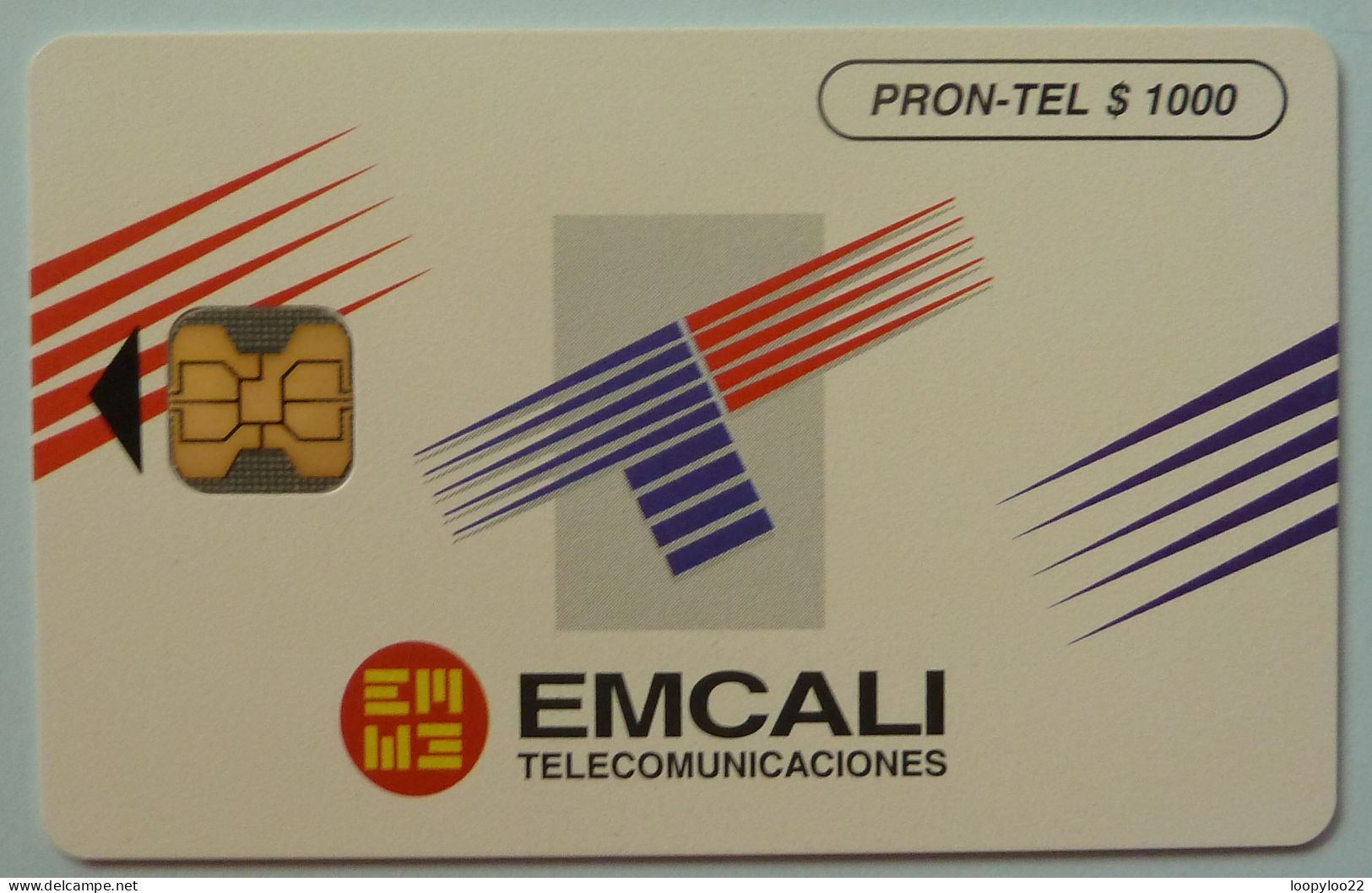 COLUMBIA - Chip - $3000 - Emcali - 06/95 - 5000ex - Mint - Kolumbien