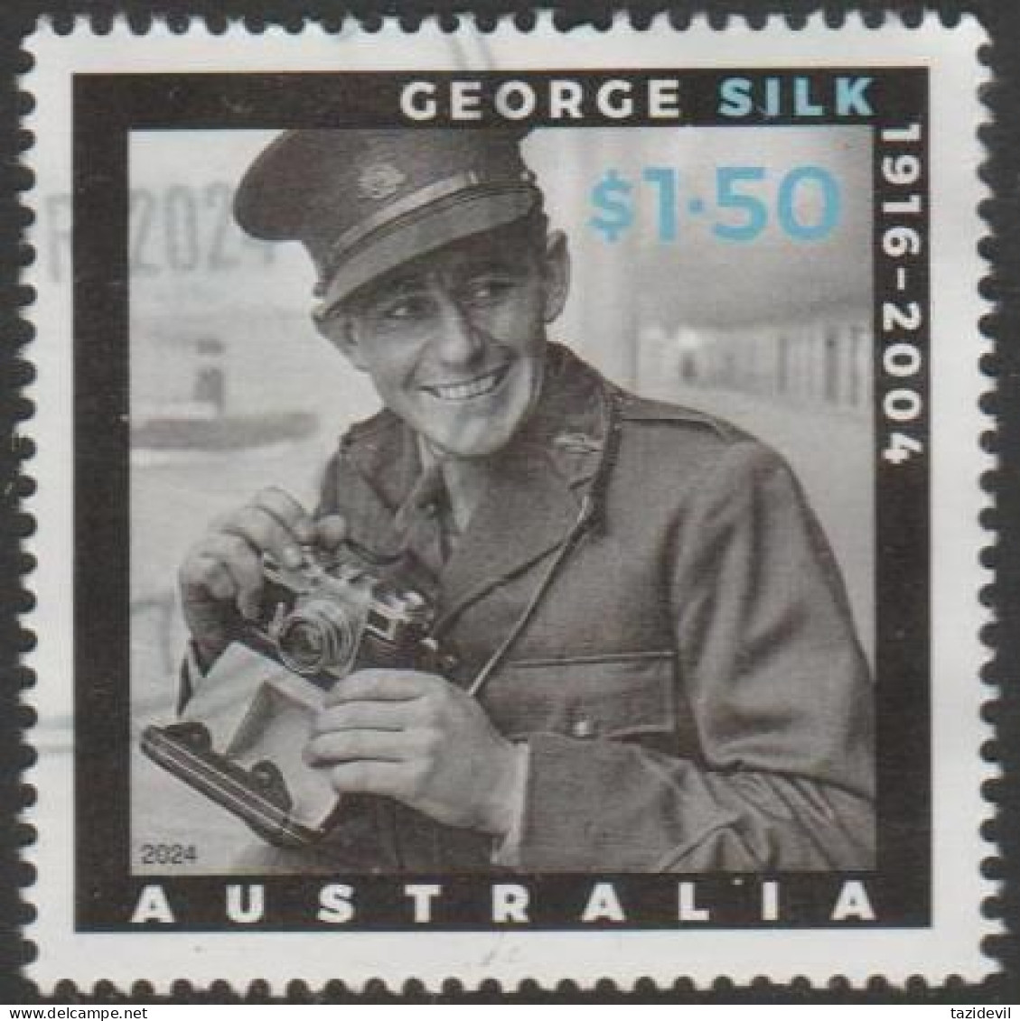 AUSTRALIA - USED 2024 $1.50 Anzac Day 2024 - Picturing War - George Silk - Usados