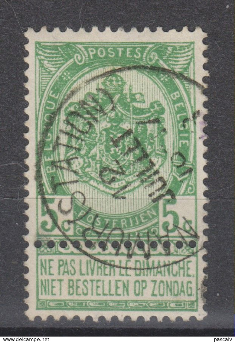 COB 56 Oblitération Centrale NAMUR (STATION) - 1893-1907 Coat Of Arms