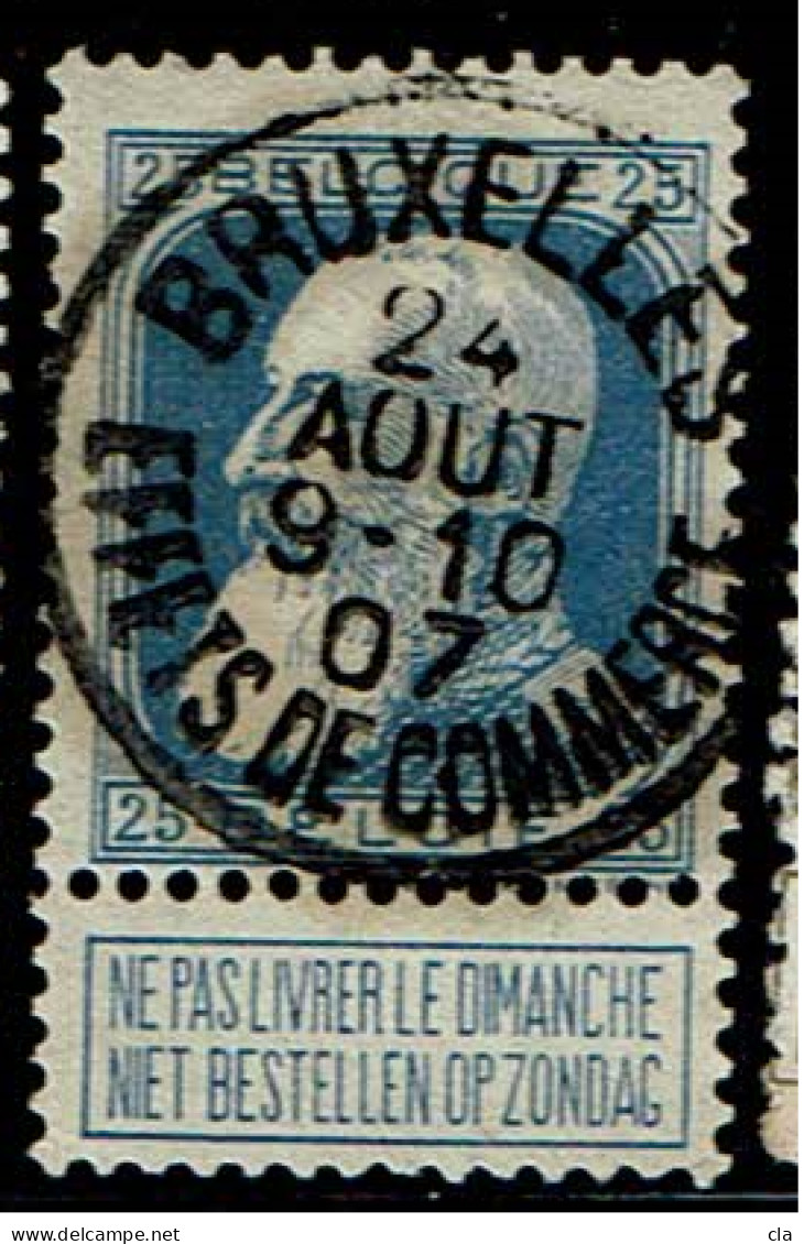 76  Obl  BXL (Effets De Commerce) - 1905 Thick Beard