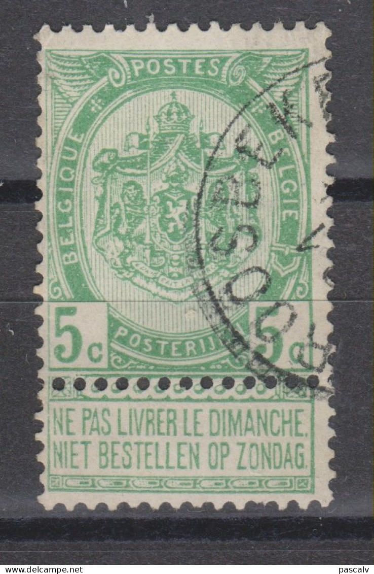 COB 56 Oblitération Centrale OOST-ROOSBEKE - 1893-1907 Wappen