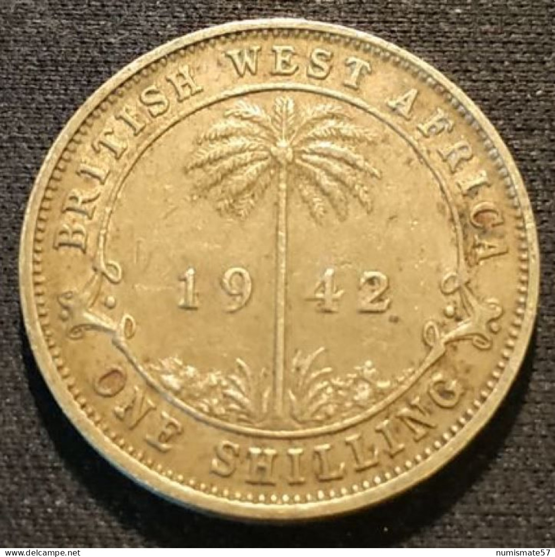 BRITISH WEST AFRICA - 1 ONE SHILLING 1942 - George VI - KM 23 - ( Afrique Occidentale Britannique ) - Kolonien