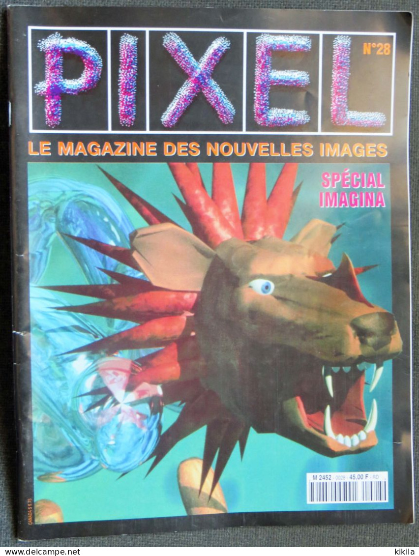 Journal Revue Informatique PIXEL N° 28 Le Magazine Des Nouvelles Images Spécial Imagina - La Lumière En Images De * - Computers