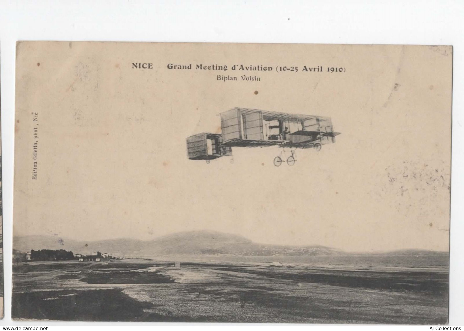 AJC - Nice - Grand Meeting D'aviation ( 10-25 Avril 1910 ) - Autres & Non Classés