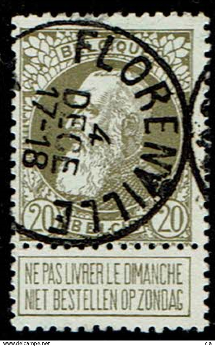 75  Obl  Florenville  + 4 - 1905 Breiter Bart