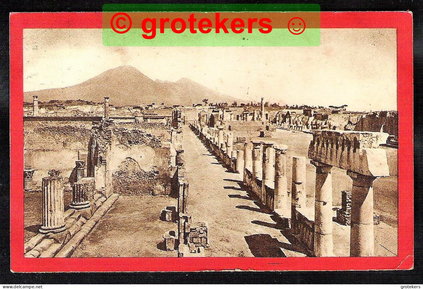 POMPEI General View Of The Civil Forum 1927  - Pompei