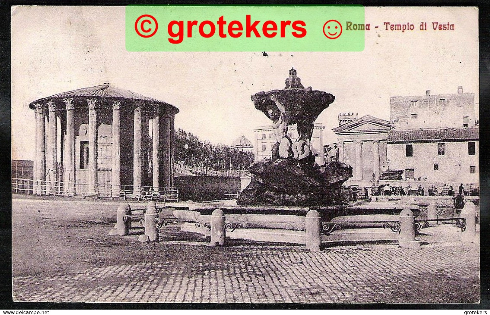 ROMA Tempio Di Vesta 1925  - Andere Monumenten & Gebouwen