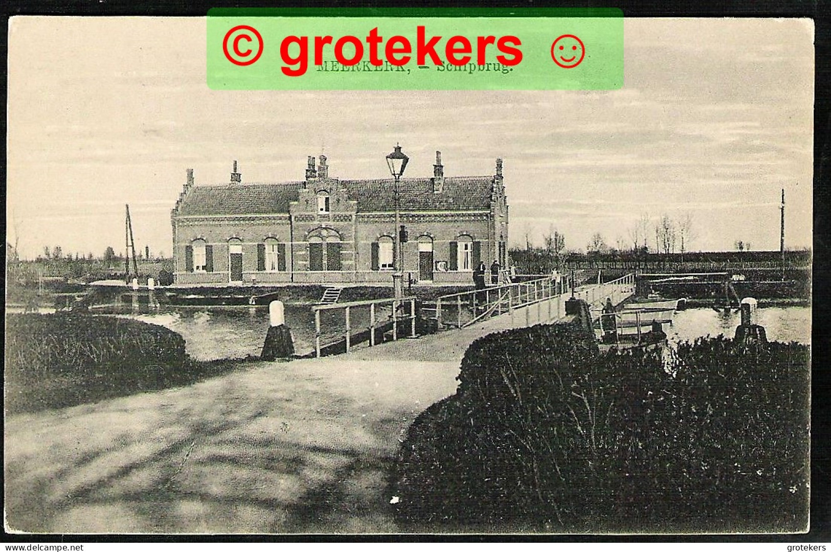 MEERKERK Schipbrug Ca 1910 - Autres & Non Classés