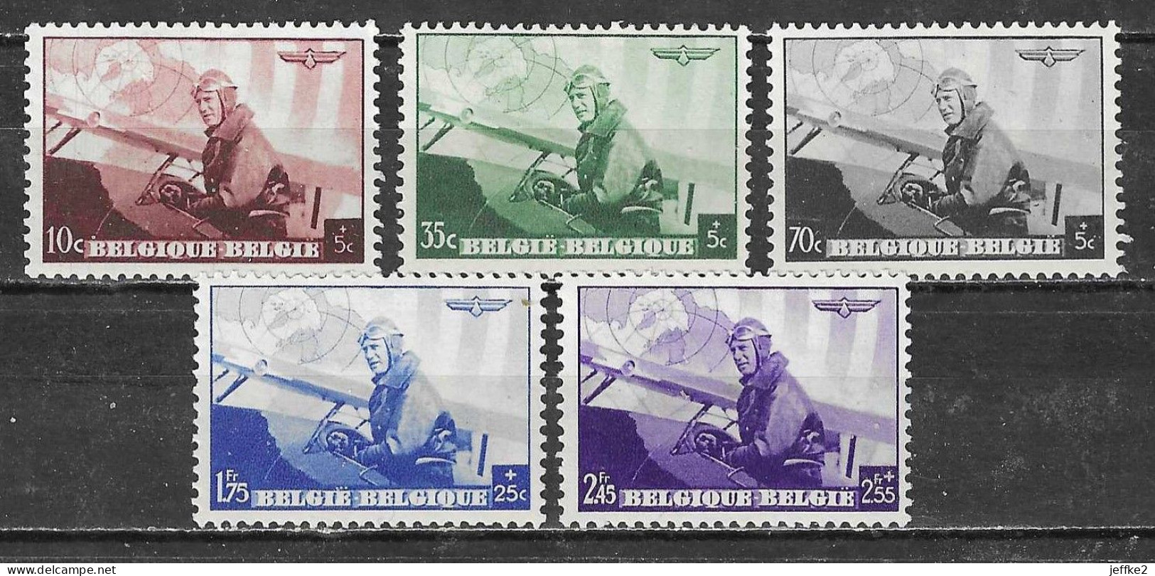 466/70*  Leopold III Aviateur - Série Complète - MH* - LOOK!!!! - Unused Stamps