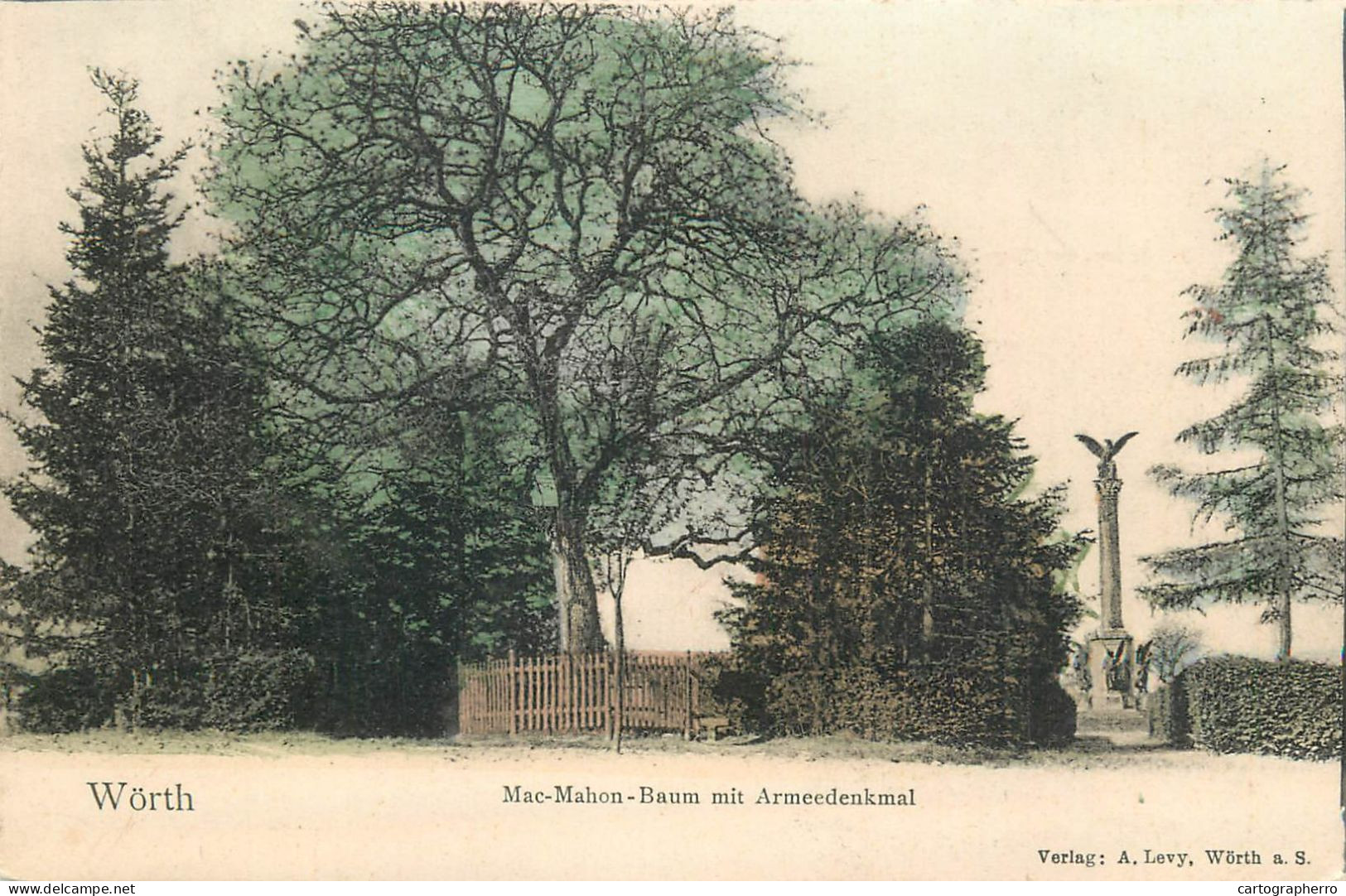 Germany Worth Mac-Mahon Baum Mit Armeedenkmal - Woerth