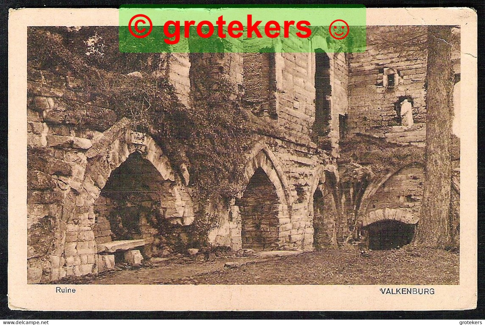 VALKENBURG Ruïne 1920 Kortebalkstempel Valkenburg (Lb.) 2 - Valkenburg