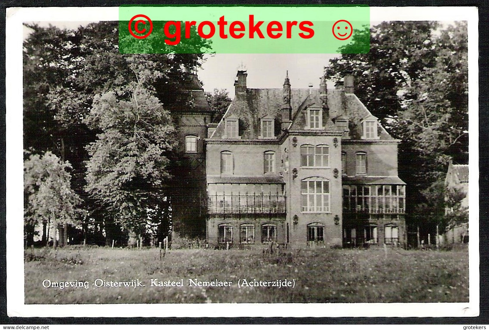 HAAREN Kasteel Nemelaer Achterzijde 1955    Castle/ Château / Schloss - Otros & Sin Clasificación