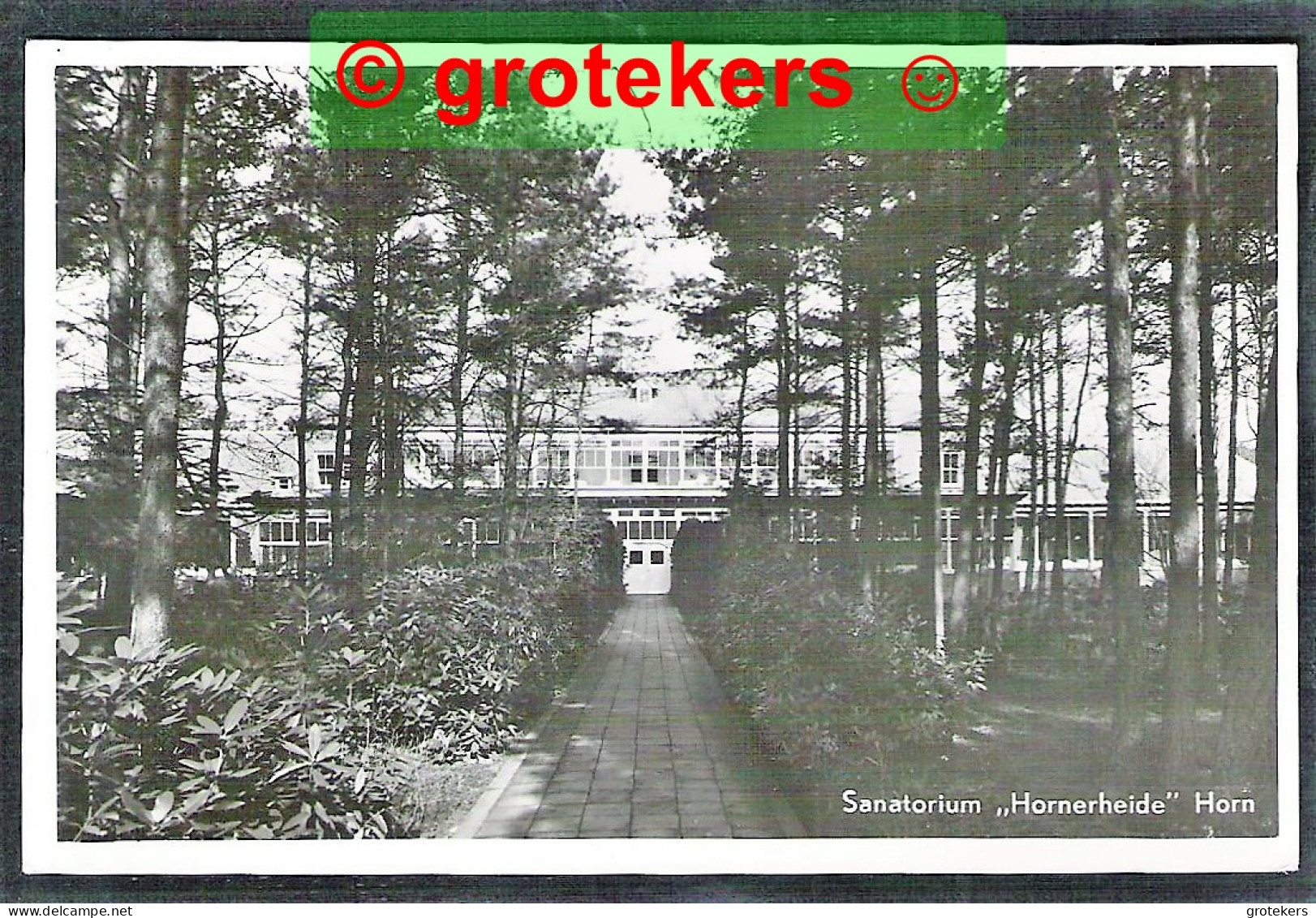 HORN Sanatorium Hornerheide Ca 1958 - Otros & Sin Clasificación