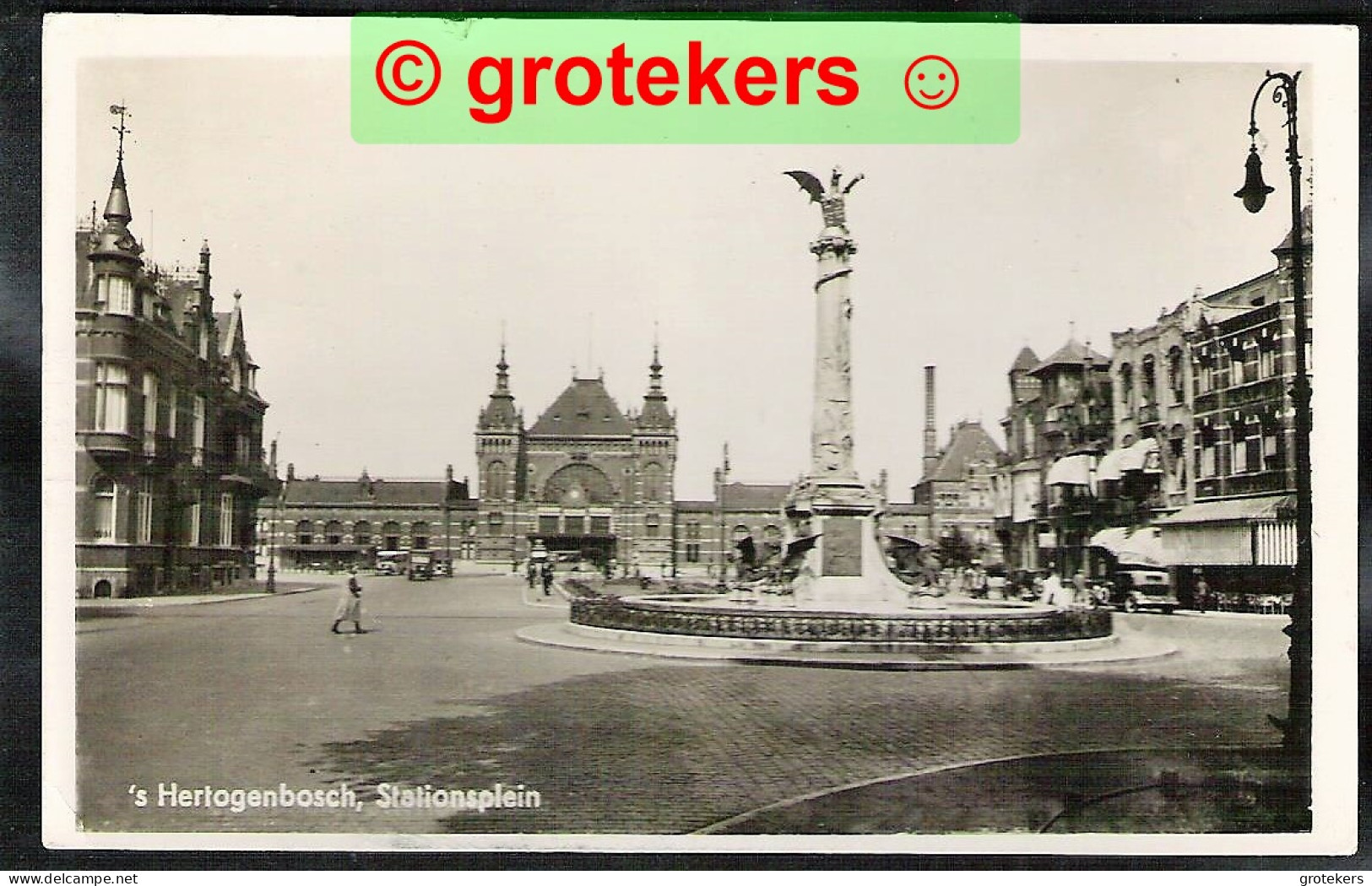 ’s-HERTOGENBOSCH Stationsplein 1948 - 's-Hertogenbosch