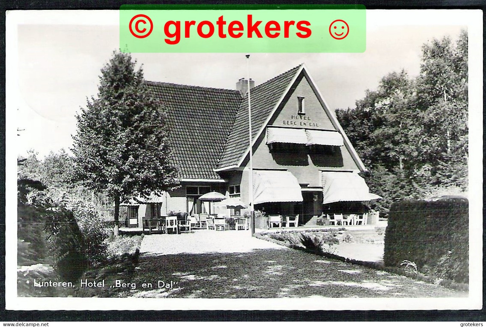 LUNTEREN Hotel Berg En Dal 1952 - Autres & Non Classés