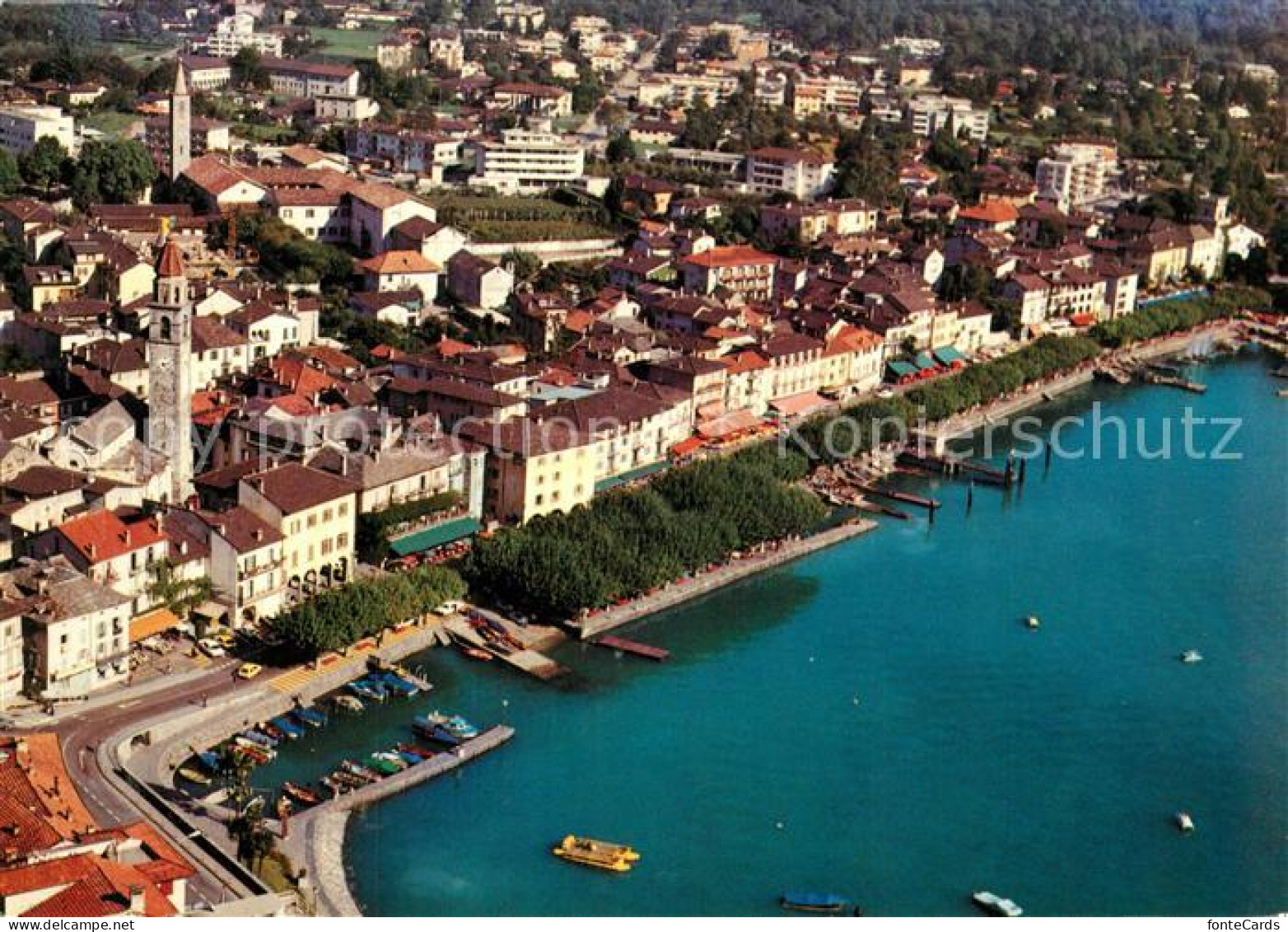 13234308 Ascona Lago Maggiore Fliegeraufnahme Ascona Lago Maggiore - Sonstige & Ohne Zuordnung