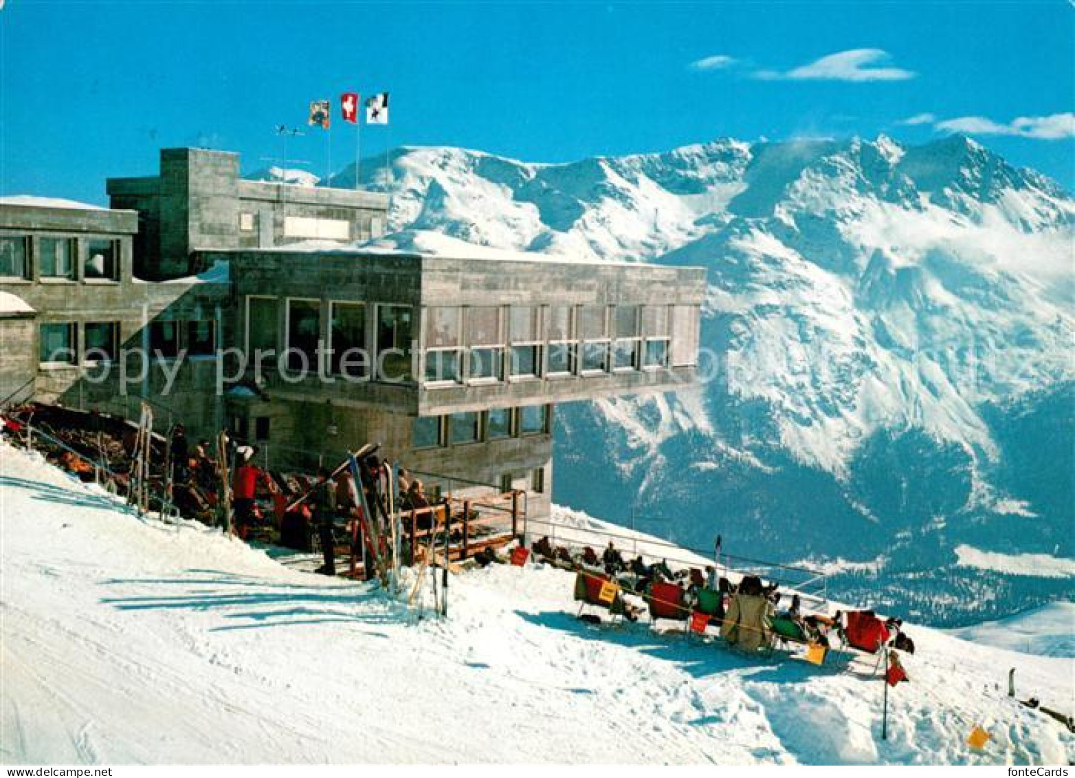 13233533 St Moritz GR Bergbahn-Restaurant Corviglia St Moritz GR - Autres & Non Classés