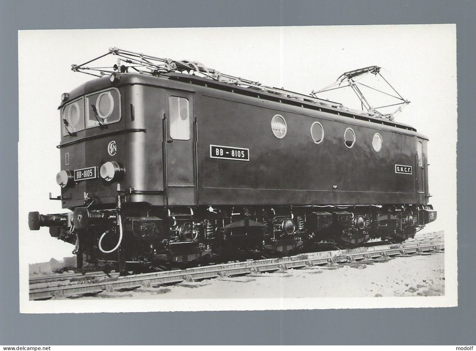 CPA - S.N.C.F., Notre Métier 1950, N°26 - 1ère Série - Locomotive Electrique à Courant Continu - Type B'o-B'o - Equipo