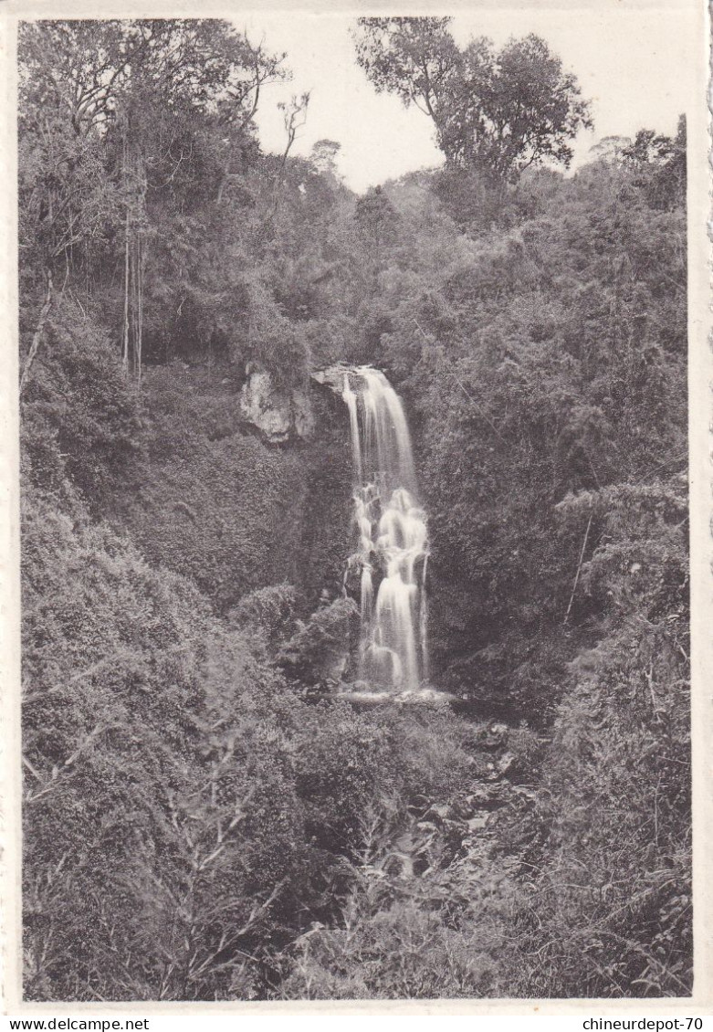 Kibga Versant Sud Du Volcan Visoke Rivière Suza Chutes Et Forêt De Bambous - Belgian Congo