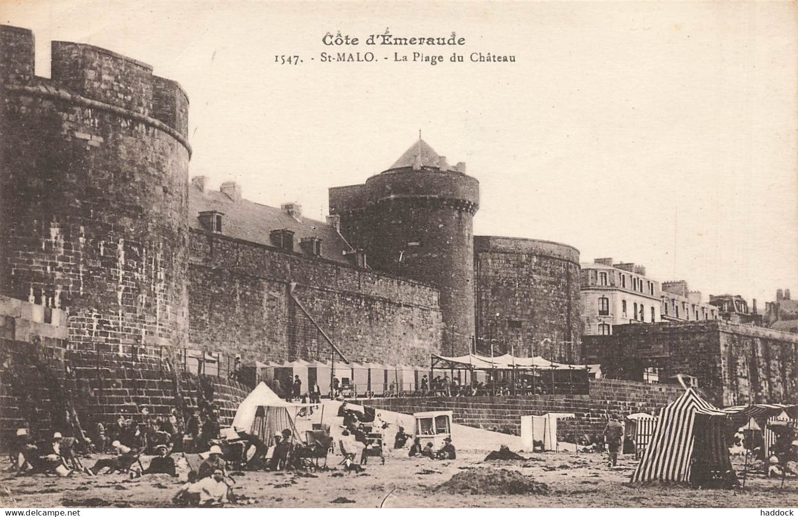 SAINT MALO : LA PLAGE DU CHATEAU - Saint Malo