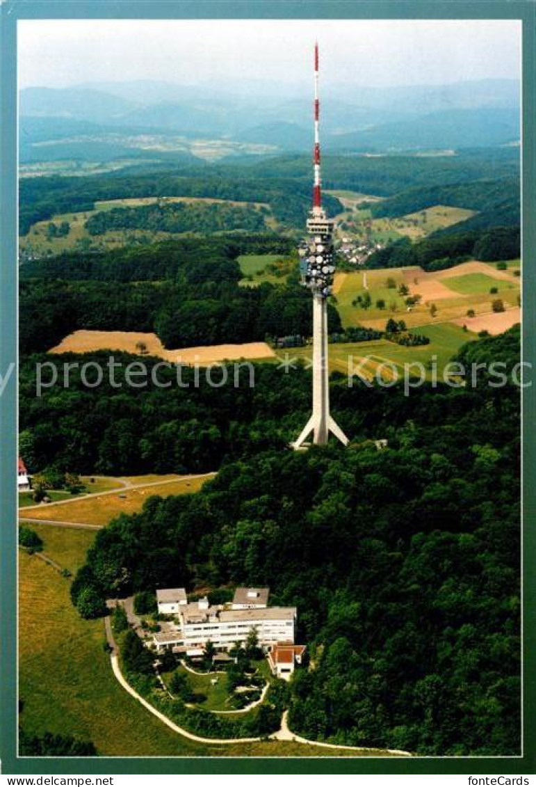 13231744 Chrischona St Fliegeraufnahme Rehaklinik Mit Sendeturm Chrischona St - Sonstige & Ohne Zuordnung