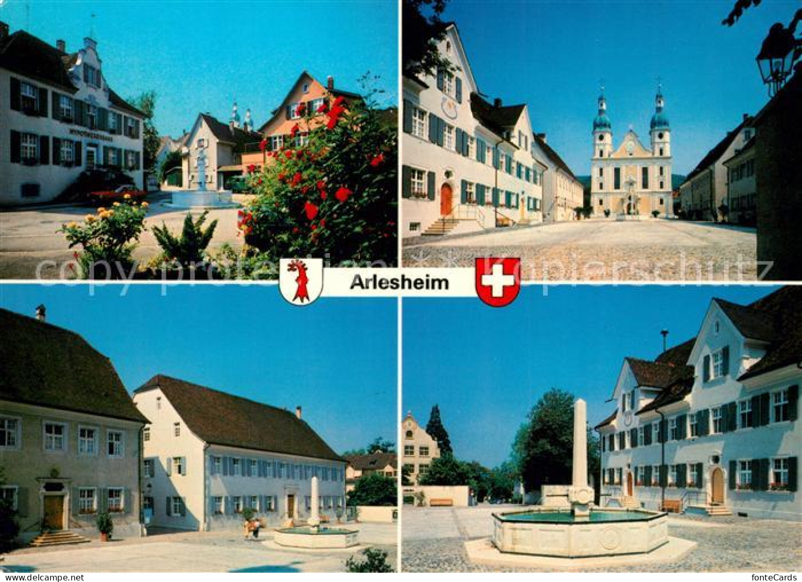 13231743 Arlesheim Brunnen Kirche Arlesheim - Sonstige & Ohne Zuordnung