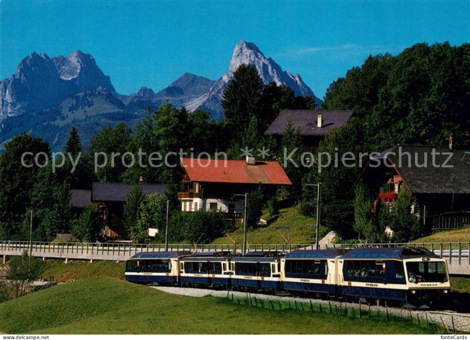 13231682 Les Mosses MOB Panoramazug Gummfluh Rueblihorn Alpen Les Mosses - Altri & Non Classificati