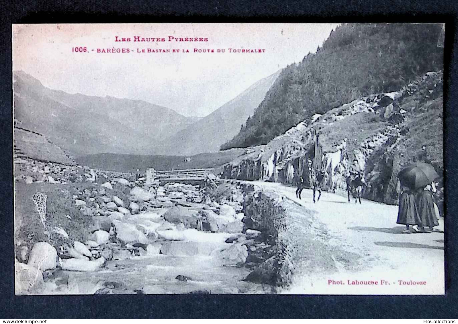 Cp, 65, Baréges, Le Bastan Et La Route Du Tourmalet, Ed. LF, N° 1006 , Phot. Labouche, Vierge - Sonstige & Ohne Zuordnung