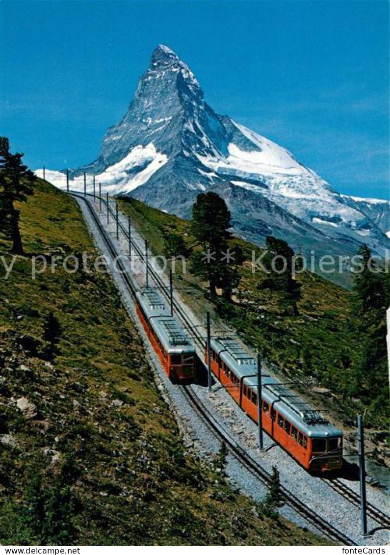 13229490 Gornergratbahn Zermatt Matterhorn Mt. Cervin Gornergratbahn - Autres & Non Classés