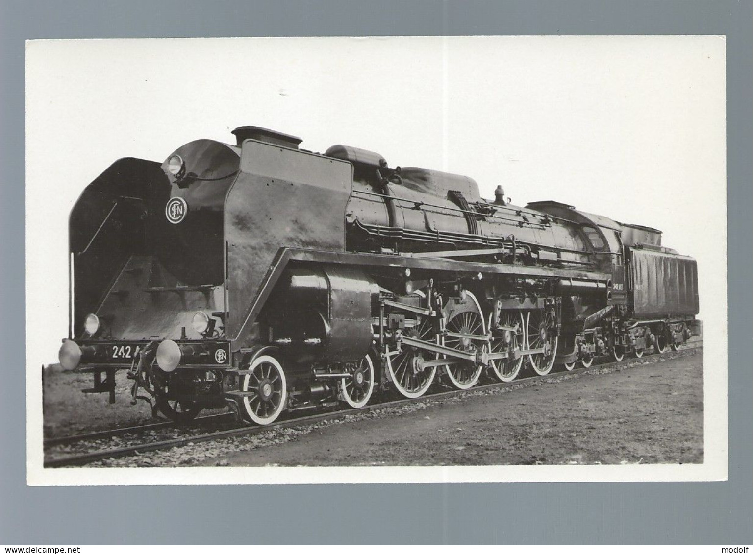 CPA - S.N.C.F., Notre Métier 1950, N°23 - 1ère Série - Locomotive 242 - A - 1, Compound à 3 Cylindres Et à Surchauffe - Equipo