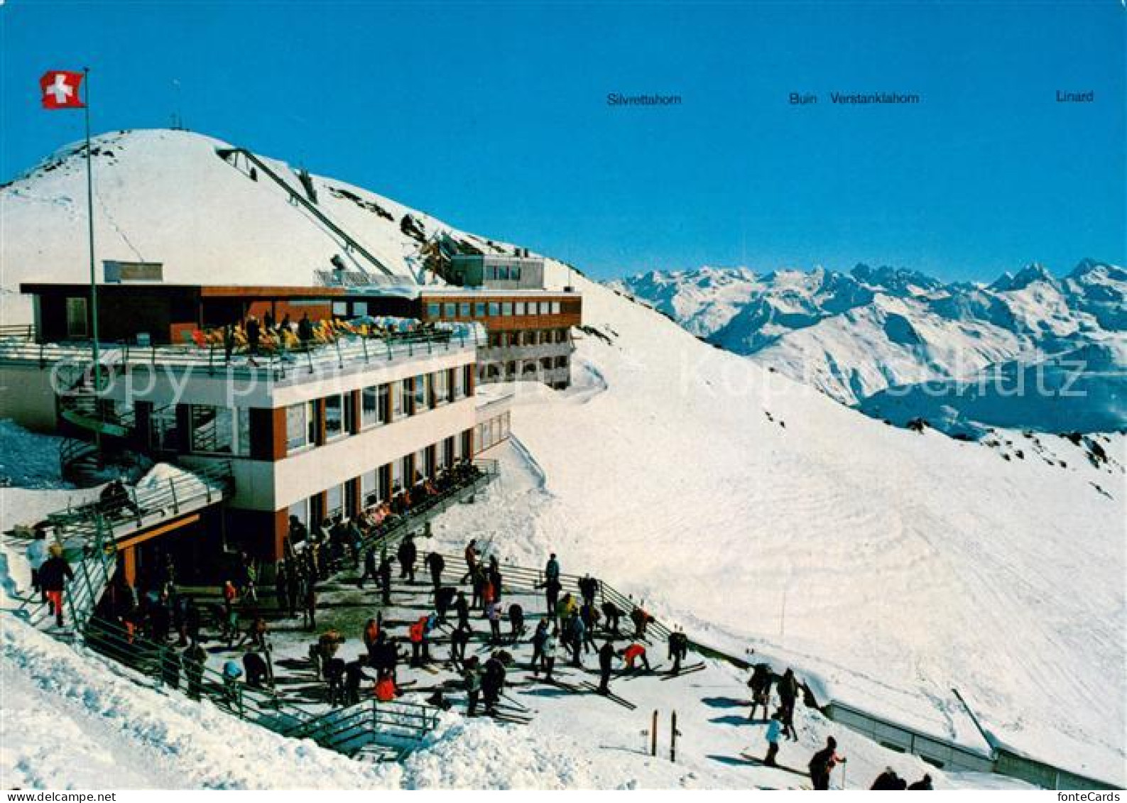 13228770 Davos Parsenn GR Bergrestaurant Weissfluhjoch Institut Fuer Schnee- Und - Autres & Non Classés