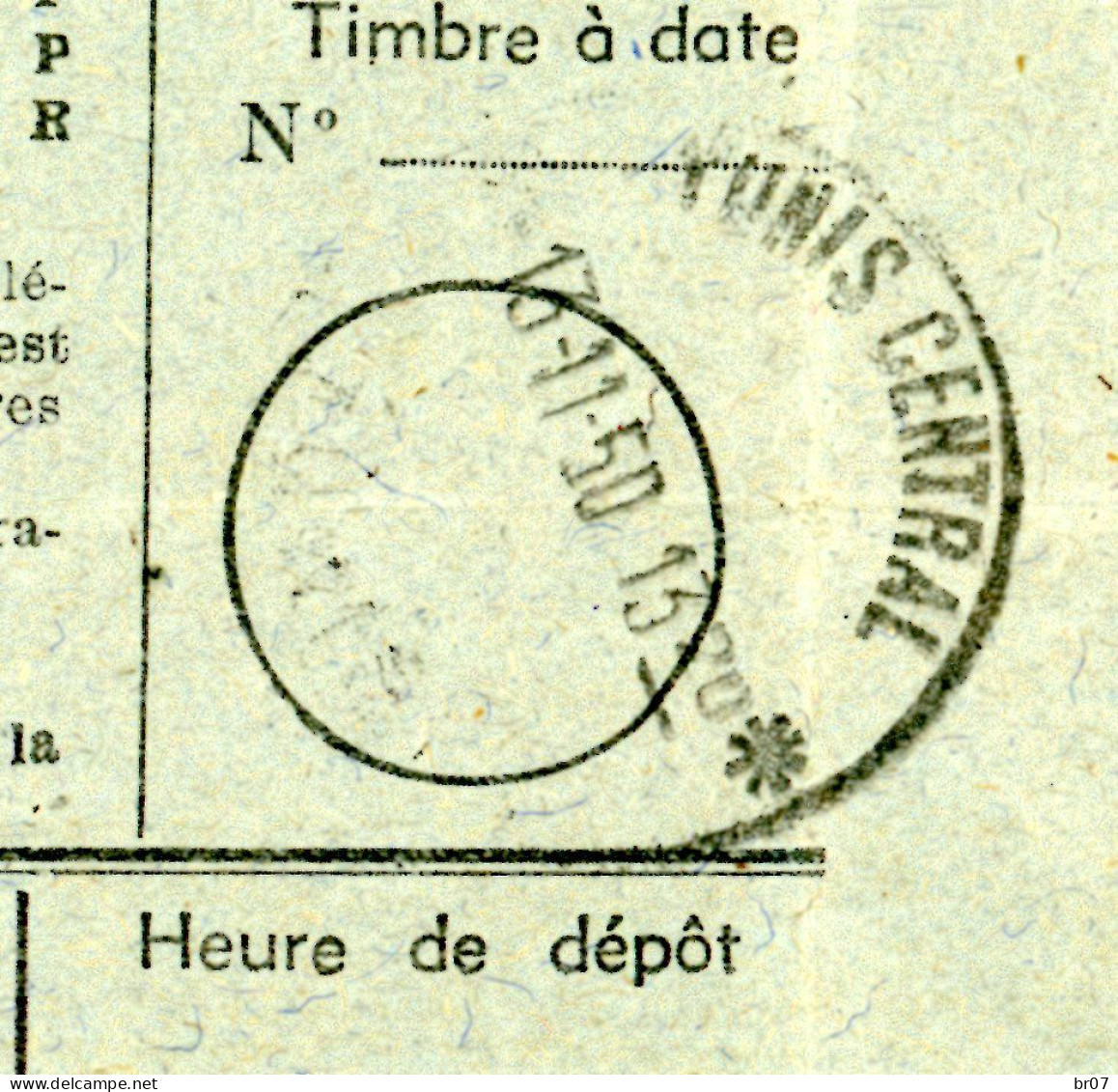 TUNISIE TELEGRAMME DE CONSTANTINE 1950 TUNIS CENTRAL - Covers & Documents